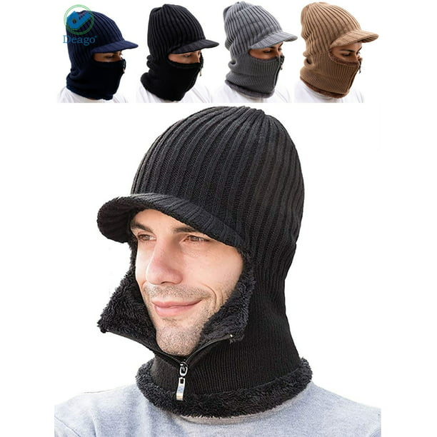 Unisex Women Men Winter Warm Full Face Cover Ski Mask Beanie Hat Cap Fashion 